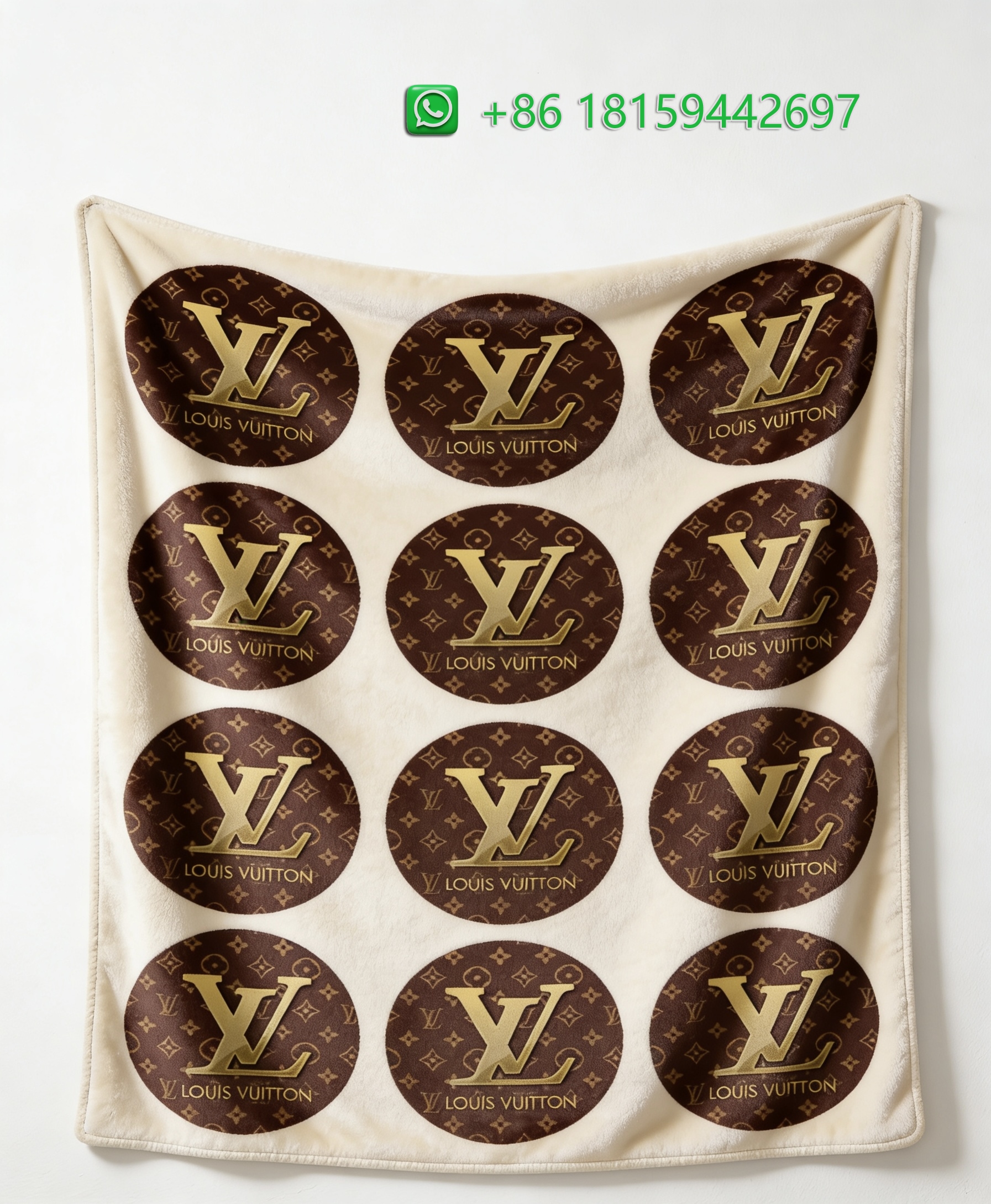 Louis Vuitton Throw Blankets